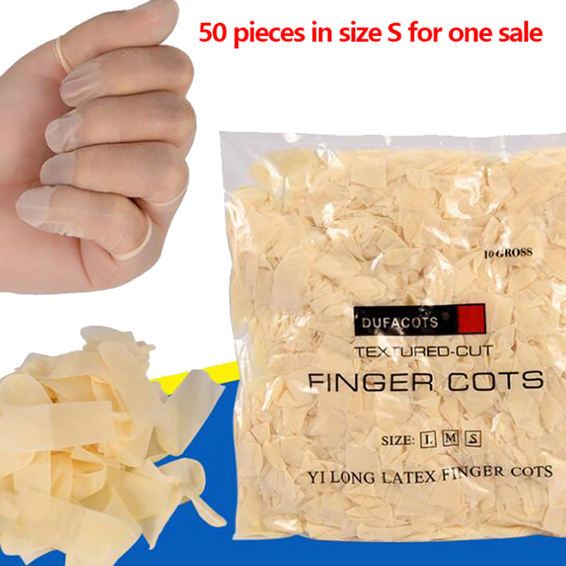 Latex Disposable Glove - Nuovo 50 pz/pacco Usa E Getta