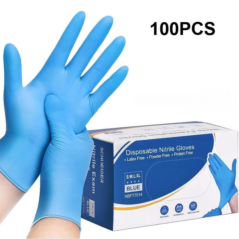 Nitrile Mechanic Glove - 100 Pezzi Guanti Monouso in Nitrile