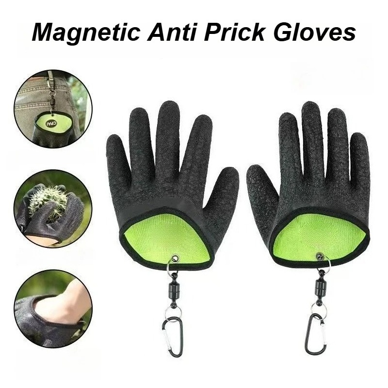 Gardening Glove Waterproof - Guanti magnetici da giardinaggio anti-puntura, guanti