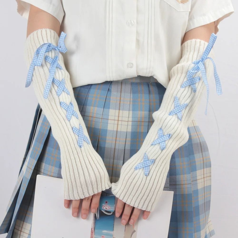 Fingerless Glove Knit - Nuove Manicotti in Maglia per Donna