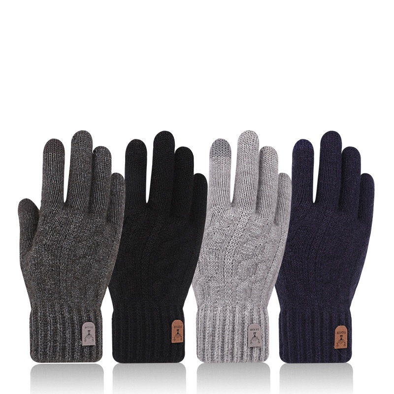 Wool Glove Lined - Guanti Invernali da Uomo in Lana