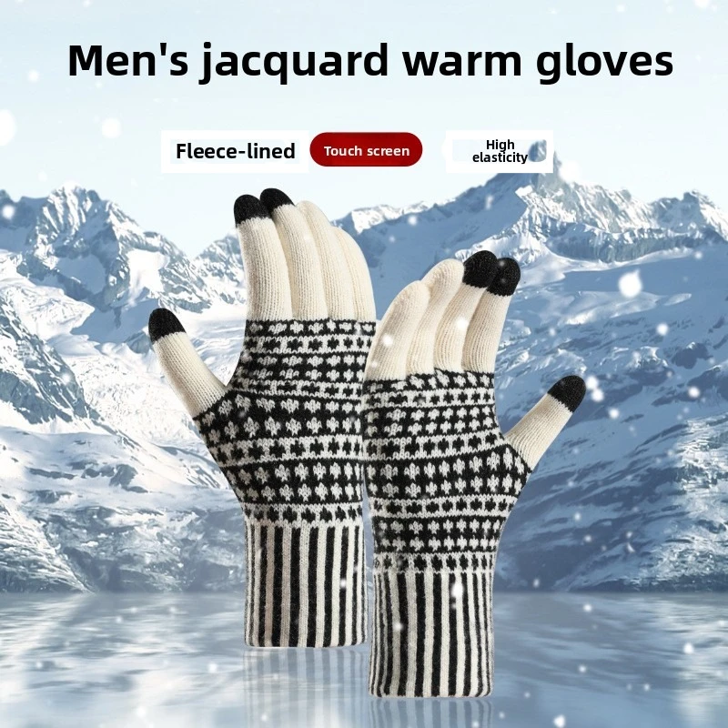 Wool Glove Lined - Nuovi Guanti Touchscreen da Uomo per
